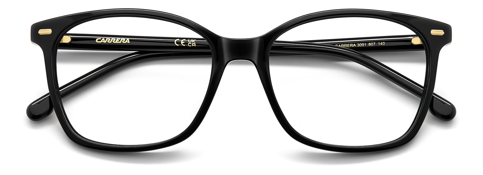 CARRERA 3091 807 BLACK / SQUARE