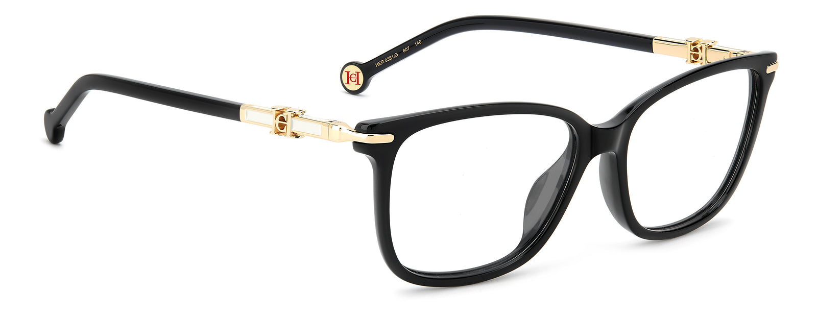 CAROLINA HERRERA HER 0381/G 807 BLACK / RECTANGULAR