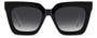CAROLINA HERRERA HER 0376/C 80S BLACK / SQUARE
