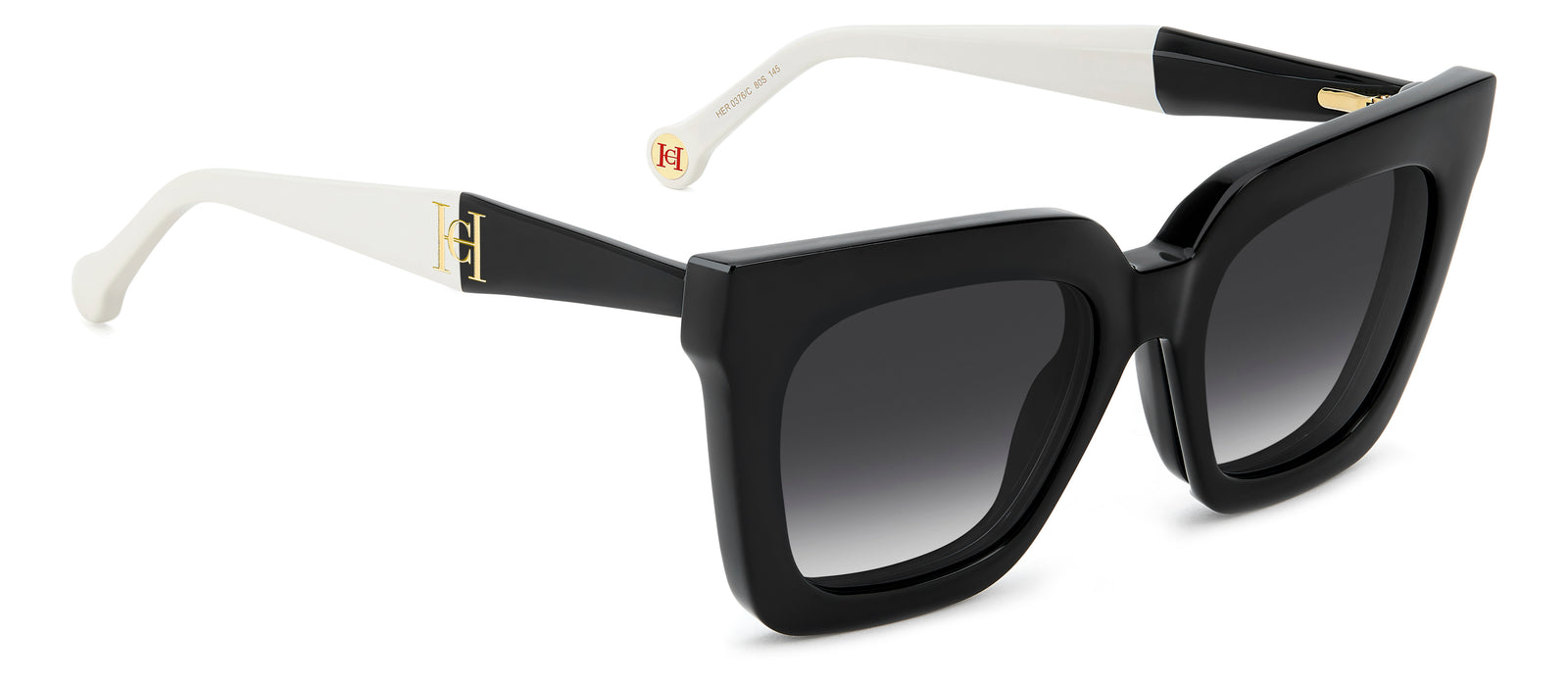 CAROLINA HERRERA HER 0376/C 80S BLACK / SQUARE