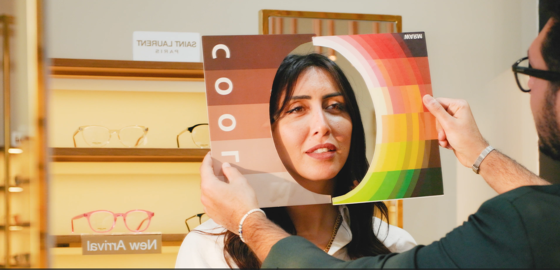 Personal frame and colour consultation at Mansi Eyewear