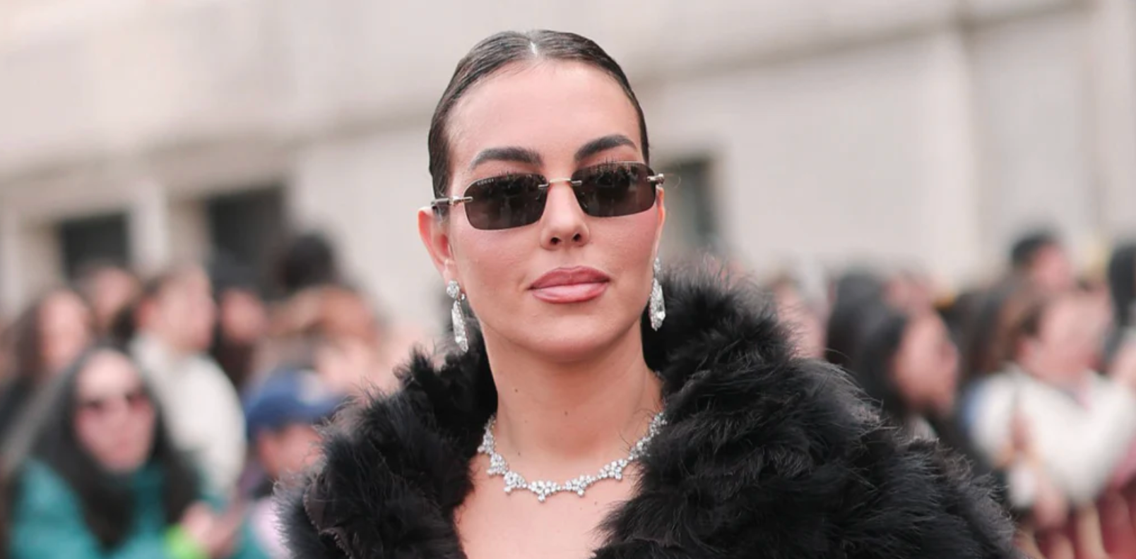 Georgina Rodriguez in Gucci Eyewear available at Mansi Eyewear